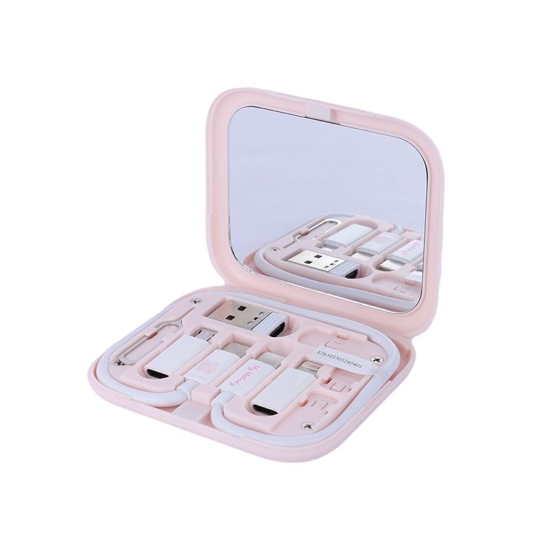 Estuche-Para-Cables-De-Carga-Sanrio-My-Melody-Multifuncional-Sint-tico-Rosa-1-27030