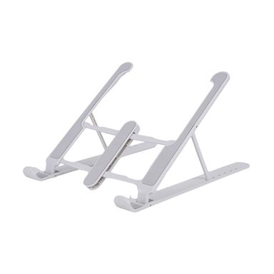 Soporte Para Laptop Plegable Sintético Blanco 20x26 cm