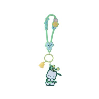 Accesorio Decorativo Para Celular Sanrio Pochacco Silicona Verde 20 cm