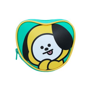 Cosmetiquera BT21 Chimmy Sintética Menta 13x11 cm
