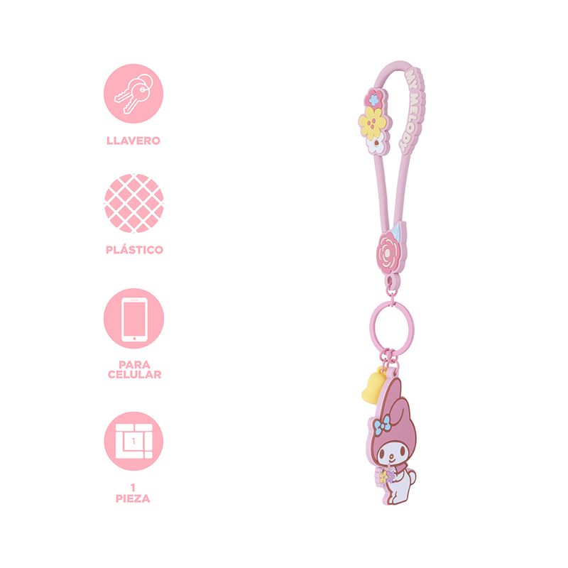Accesorio-Decorativo-Para-Celular-Sanrio-My-Melody-Silicona-Rosa-10-cm-3-27155