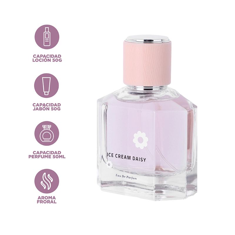 Kit-Loci-n-Corporal-Gel-De-Ducha-Perfume-Para-Mujer-Ice-Cream-Daisy-3-Piezas-3-27181