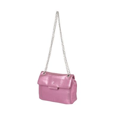 Bolso Crossbody Diseño Metalizado 100% Poliéster Rosa 20x15x7 cm