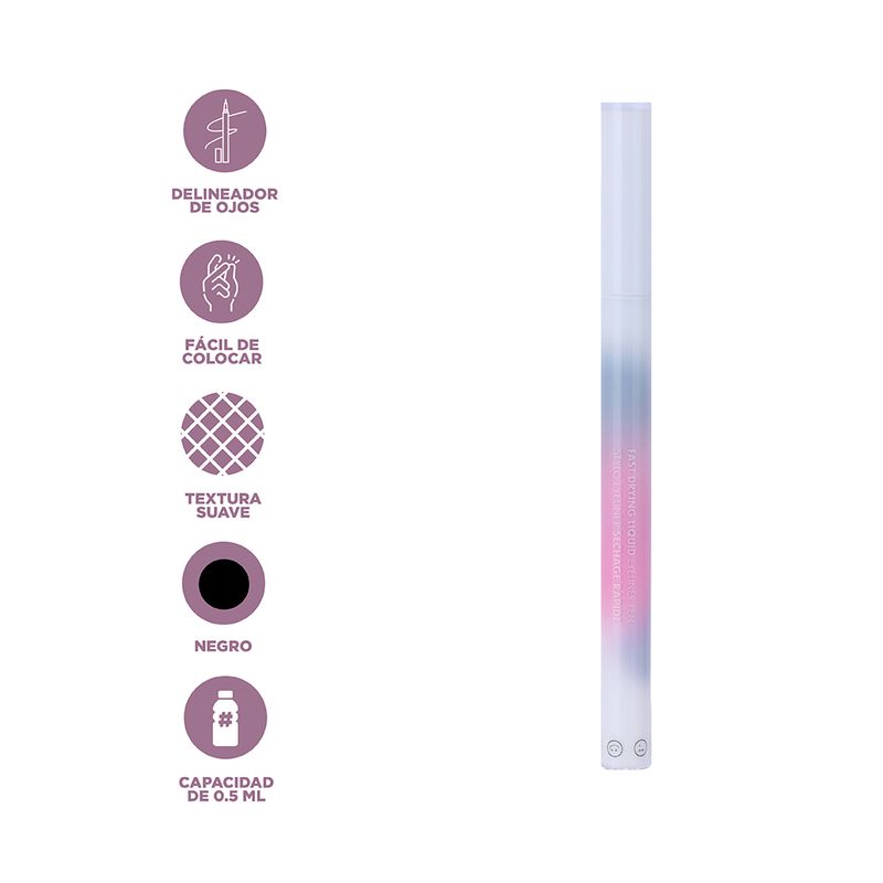 L-piz-Delineador-Liquido-Para-Ojos-Secado-R-pido-Negro-0-5-ml-4-26815