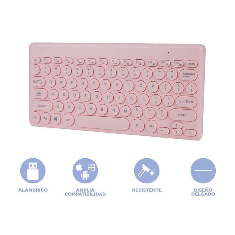 Teclado-Inal-mbrico-Sint-tico-Rosa-28-6x12-6x2-1-cm-3-26835