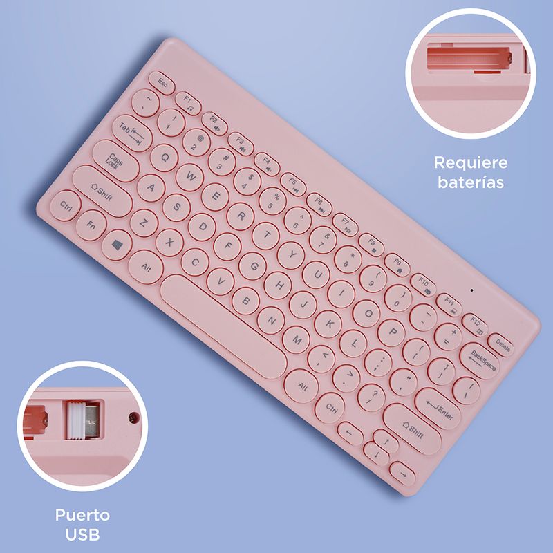 Teclado-Inal-mbrico-Sint-tico-Rosa-28-6x12-6x2-1-cm-5-26835