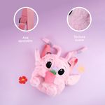 Mochila-Infantil-Disney-ngel-Textil-Rosa-25x18x25-cm-6-26863