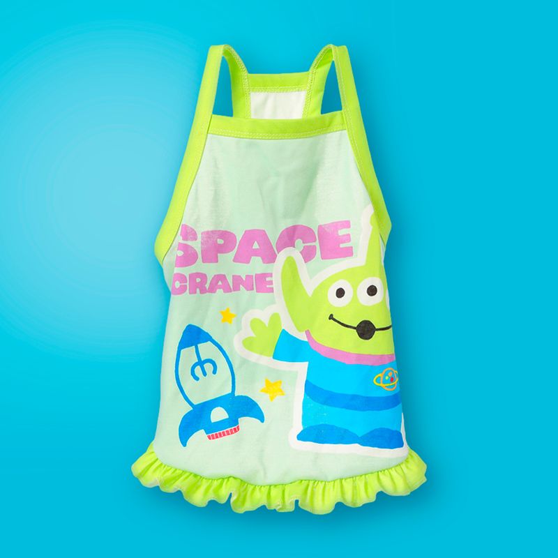 Ropa-Para-Mascotas-Disney-Al-en-Toy-Story-96-Poli-ster-4-Elastano-Verde-2-26432
