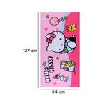 Toalla-De-Ba-o-Sanrio-Hello-Kitty-Textil-Rosa-64x127-cm-5-26931