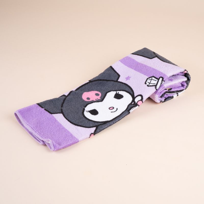 Toalla-Para-Manos-Sanrio-Kuromi-Textil-Morada-81x40-cm-4-26933