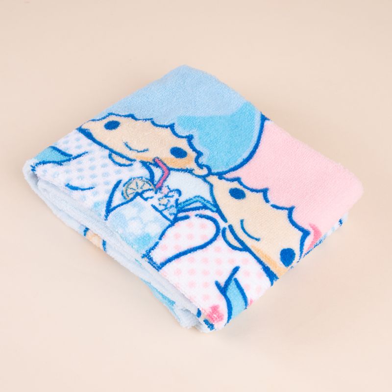 Toalla-Para-Manos-Sanrio-Little-Twin-Stars-Textil-Verde-Aqua-81x40-cm-3-26934