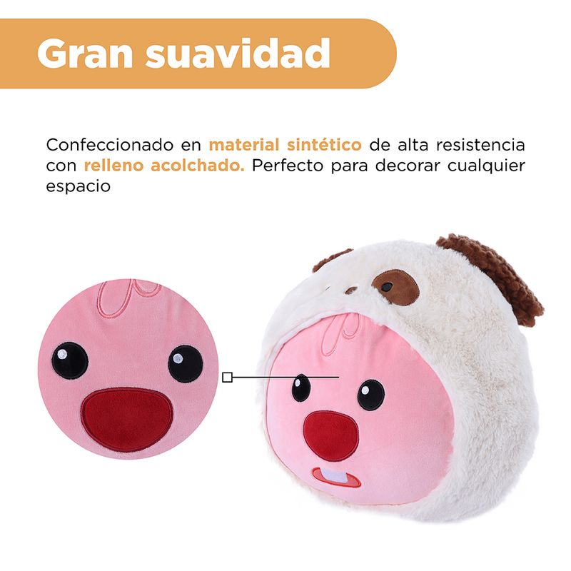 Coj-n-Decorativo-Zanmang-Loopy-Disfrazado-De-Perrito-Felpa-Blanco-40x40-cm-4-26945