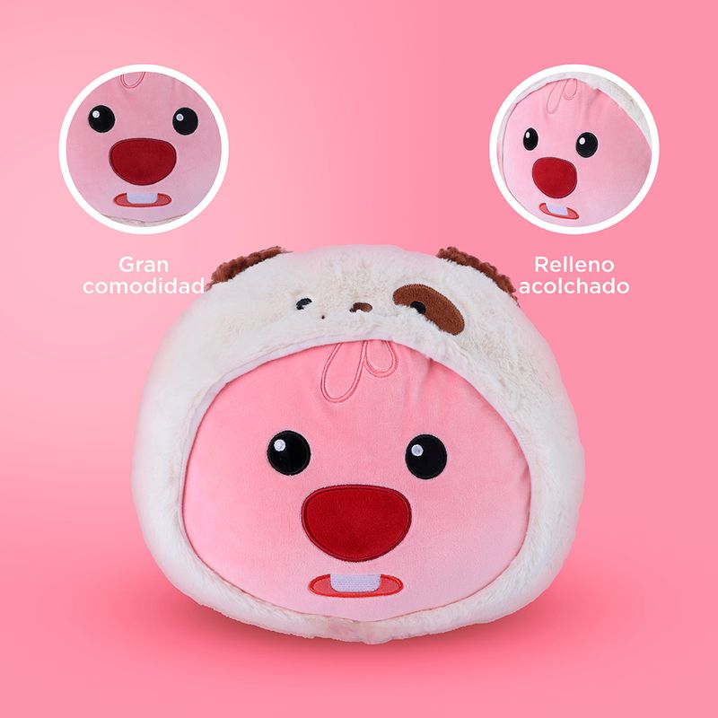 Coj-n-Decorativo-Zanmang-Loopy-Disfrazado-De-Perrito-Felpa-Blanco-40x40-cm-5-26945