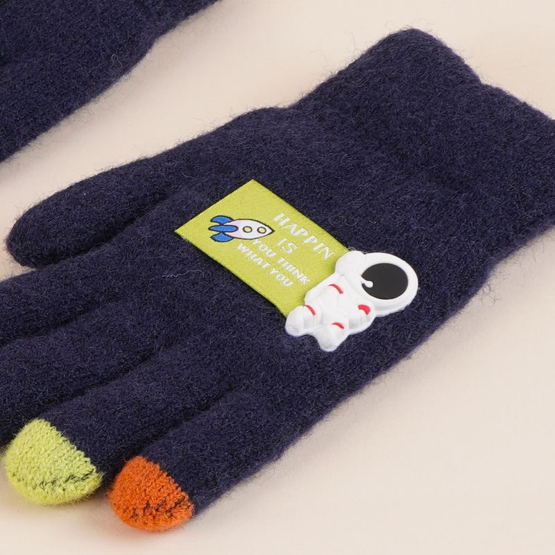 Guantes-De-Invierno-Astronauta-Infantiles-Textiles-Azul-Marino-3-27338
