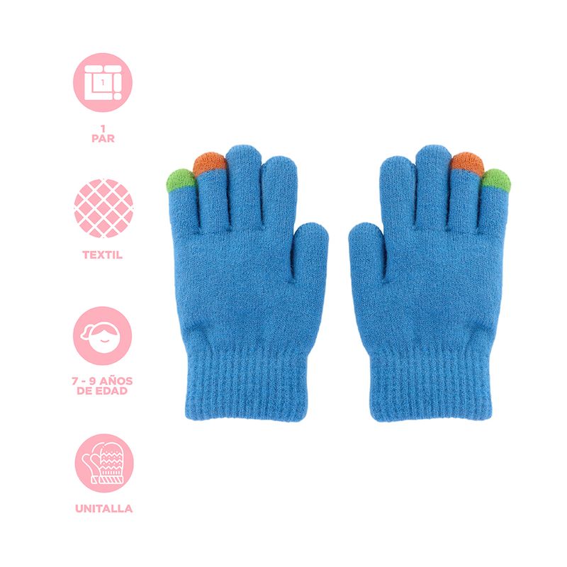 Guantes-De-Invierno-Infantiles-Astronauta-Doble-Capa-Textiles-Azules-Unitalla-4-27339