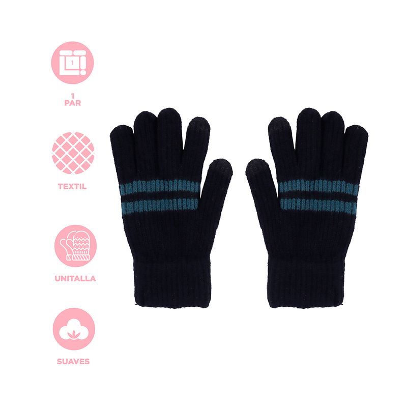 Guantes-De-Invierno-Para-Hombre-Doble-Capa-Textiles-Negros-Unitalla-3-27347