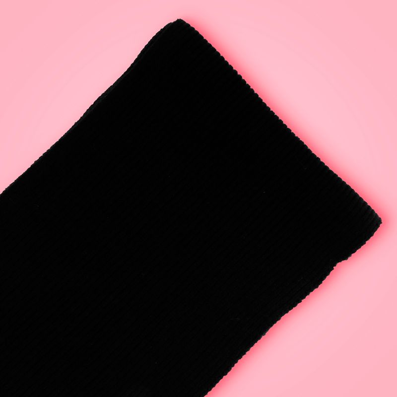 Bufanda-Tejido-Acanalado-Textil-Negra-140x25-cm-2-27359