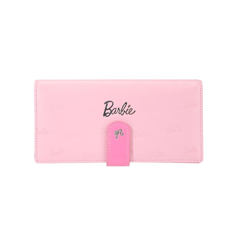 Cartera-Larga-Para-Mujer-Barbie-Sint-tica-Rosa-19x11-cm-1-26710