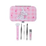 Kit-Manicure-Con-Estuche-Gatita-Mousse-Mikko-Acero-Inoxidable-Rosa-5-Piezas-1-26731