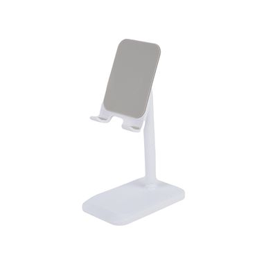 Soporte Para Celular De Escritorio Minimalista Sintético Blanco