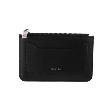 Monedero Miniso Minimalista Sintético Negro