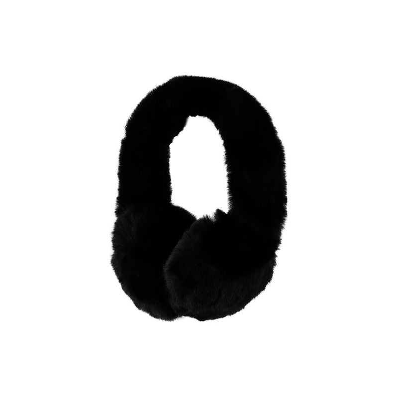 Orejeras-De-Invierno-Afelpadas-100-Poli-ster-Negras-20x14-cm-1-27345