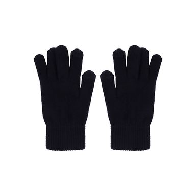 Guantes De Invierno Textiles Negros Unitalla