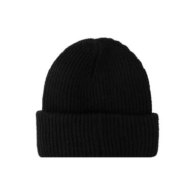 Gorro De Invierno Tejido Textil Negro Unitalla (57 cm)