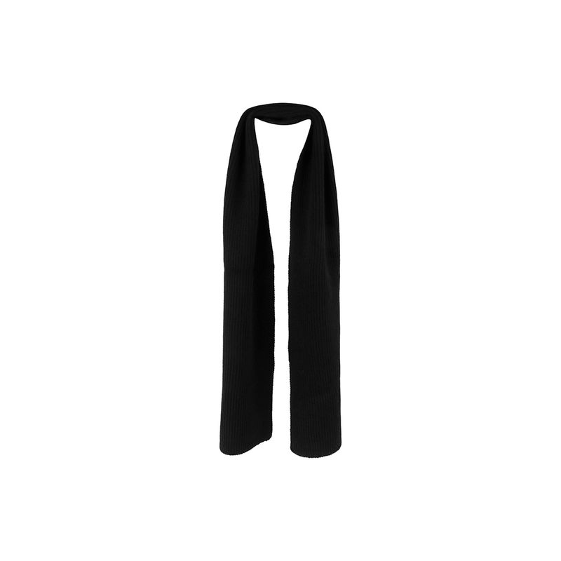 Bufanda-Tejido-Acanalado-Textil-Negra-140x25-cm-1-27359