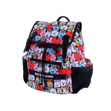 Mochila BT21 Multiestampado Textil 32x26x15 cm