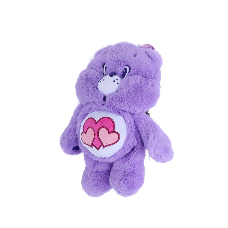 Mochila-De-Peluche-Ositos-Cari-ositos-Generosita-100-Poli-ster-Lila-18x31-cm-1-27487