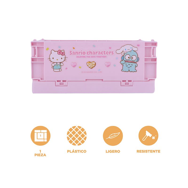 Cesta-De-Almacenamiento-Sanrio-Pl-stico-Rosa-3-25156