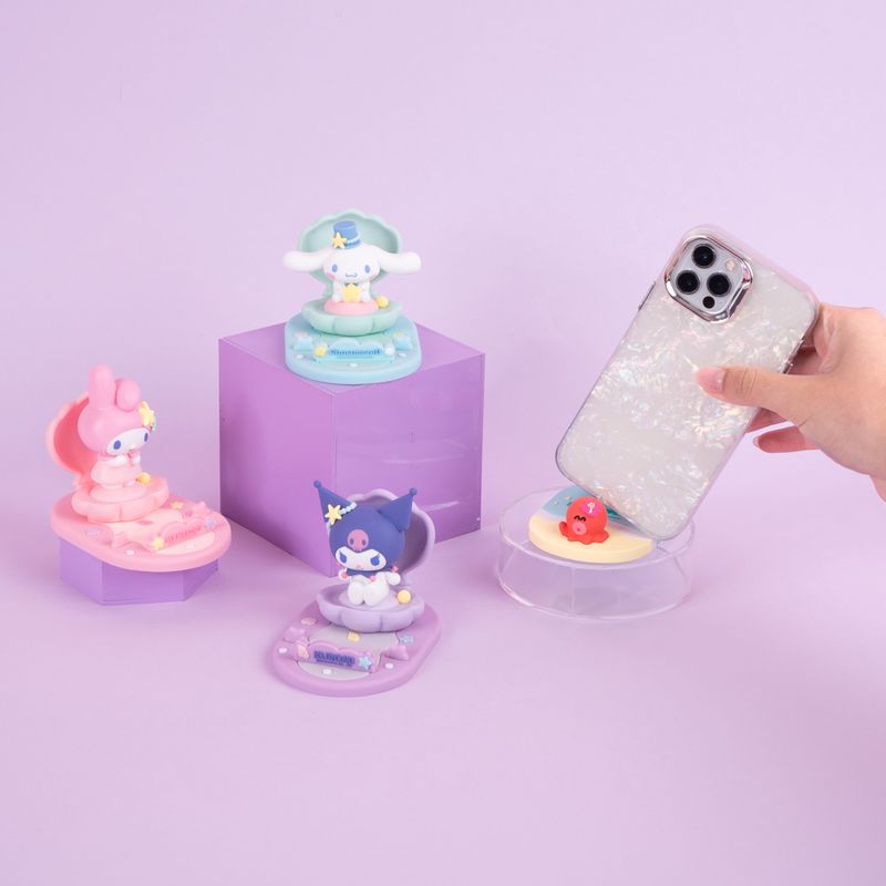 Soporte-Para-Celular-De-Escritorio-Sanrio-Hangyodon-Silicona-Verde-Aqua-2-26477