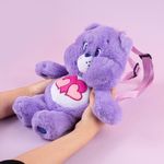 Mochila-De-Peluche-Ositos-Cari-ositos-Generosita-100-Poli-ster-Lila-18x31-cm-2-27487