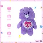 Mochila-De-Peluche-Ositos-Cari-ositos-Generosita-100-Poli-ster-Lila-18x31-cm-4-27487