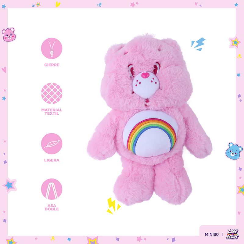 Mochila-De-Peluche-Ositos-Cari-ositos-Alegrosita-100-Poli-ster-Rosa-18x31-cm-3-27489