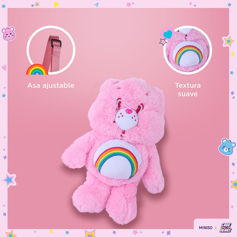 Mochila-De-Peluche-Ositos-Cari-ositos-Alegrosita-100-Poli-ster-Rosa-18x31-cm-5-27489