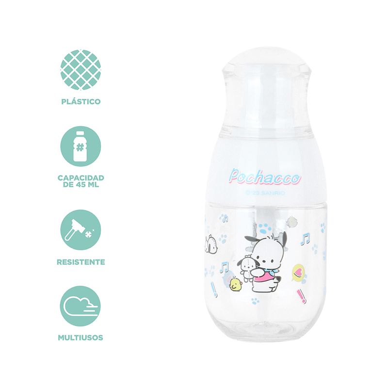 Botella-De-Viaje-Con-Atomizador-De-Spray-Sanrio-Pochacco-Transparente-45-ml-3-26210
