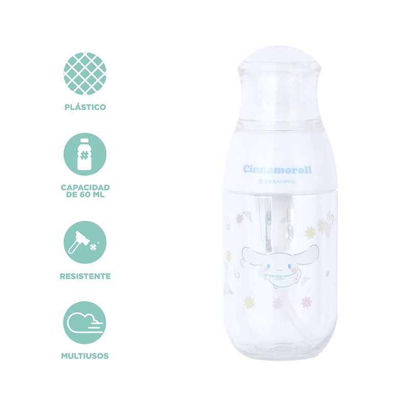 Botella-De-Viaje-Con-Dispensador-Sanrio-Cinnamoroll-Transparente-60-ml-3-26213