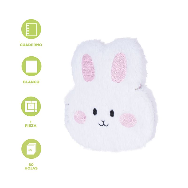 Libreta-De-Espiral-Miniso-Conejo-Tipo-Bloc-Blanca-4-25703