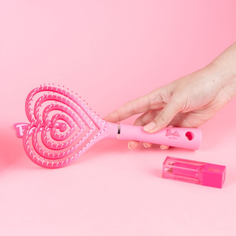 Cepillo-Para-Cabello-De-Ventilaci-n-Barbie-En-Forma-De-Coraz-n-Sint-tico-Rosa-2-25709