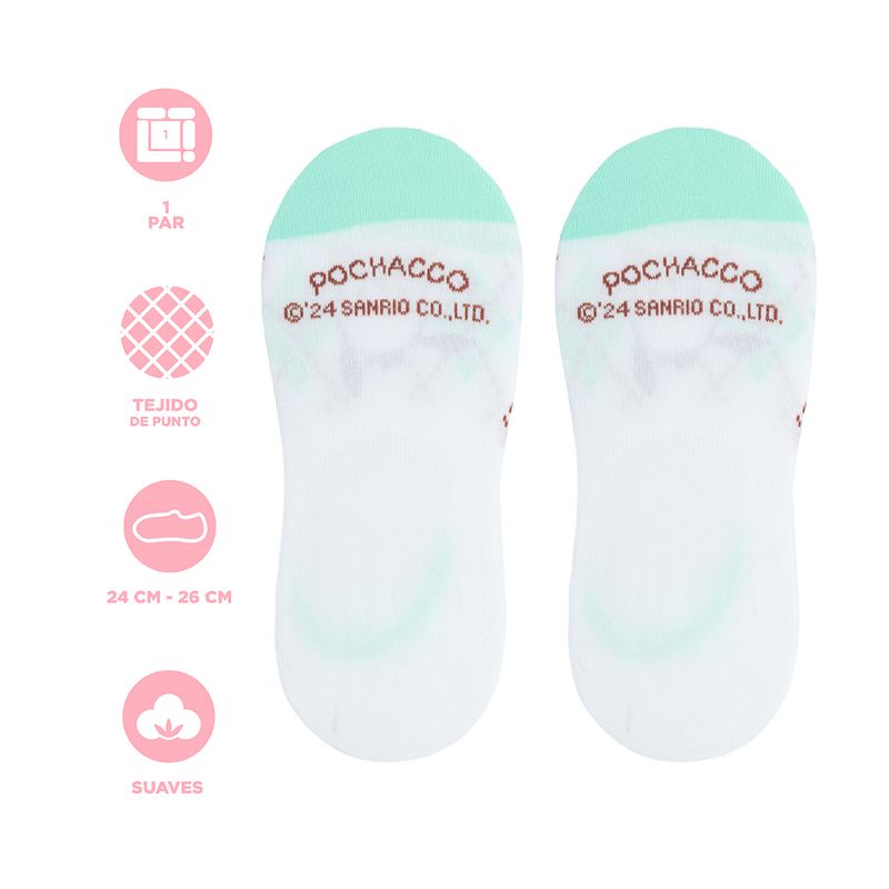 Tines-Para-Mujer-Sanrio-Pochacco-Tipo-Protectores-62-Algod-n-34-Poliamida-4-Elastano-3-25726