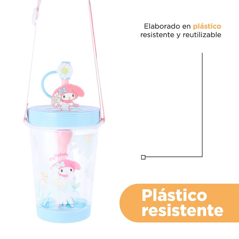 Vaso-Con-Tapa-Y-Popote-Sanrio-My-Melody-Pl-stico-Azul-535-ml-7-25748