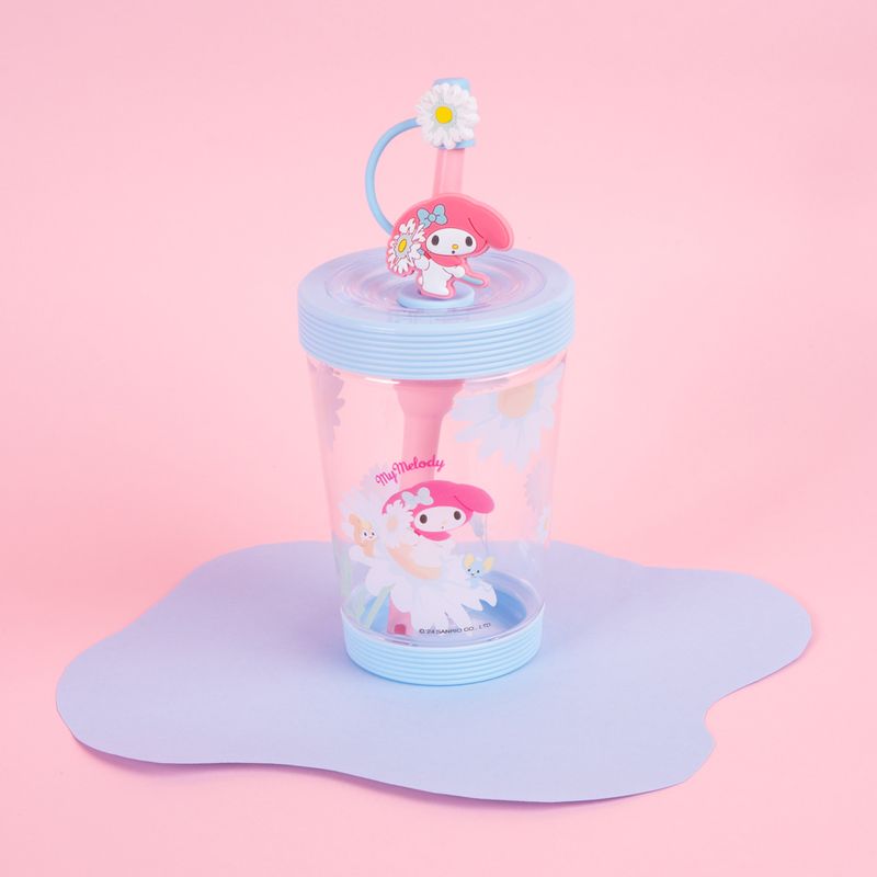 Vaso-Con-Tapa-Y-Popote-Sanrio-My-Melody-Pl-stico-Azul-535-ml-9-25748