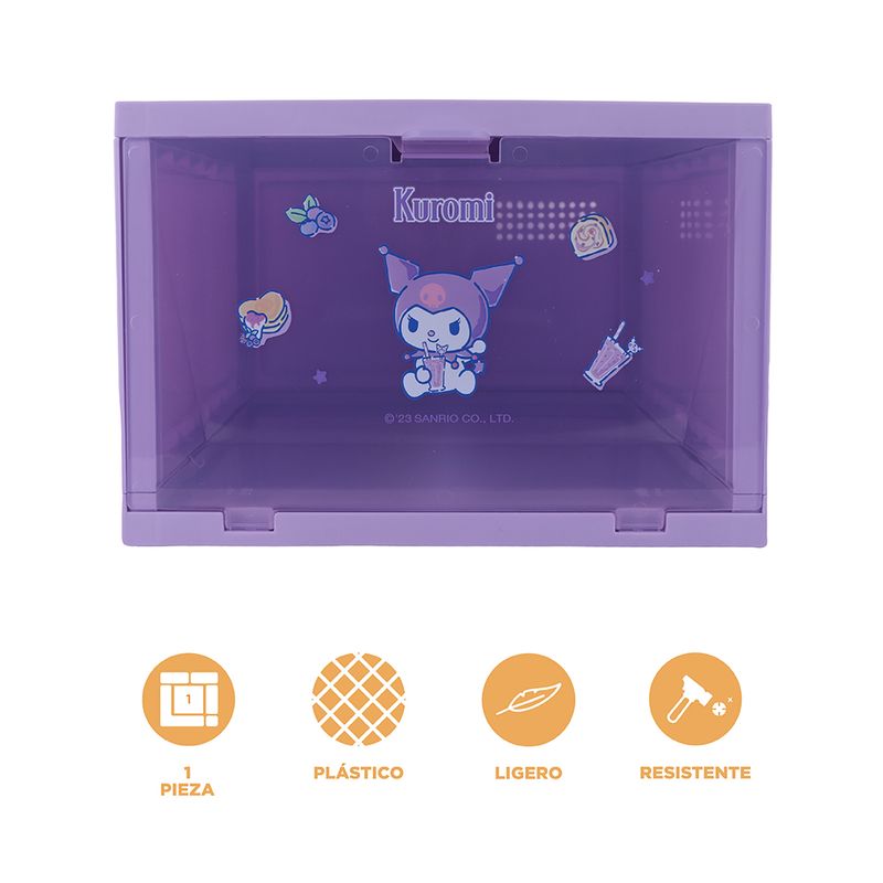 Caja-De-Almacenamiento-Sanrio-Kuromi-Zapatos-Sint-tica-Morada-Armable-3-25295