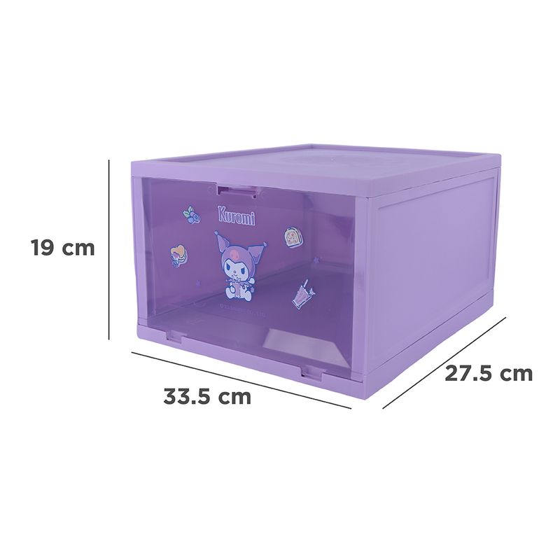 Caja-De-Almacenamiento-Sanrio-Kuromi-Zapatos-Sint-tica-Morada-Armable-7-25295