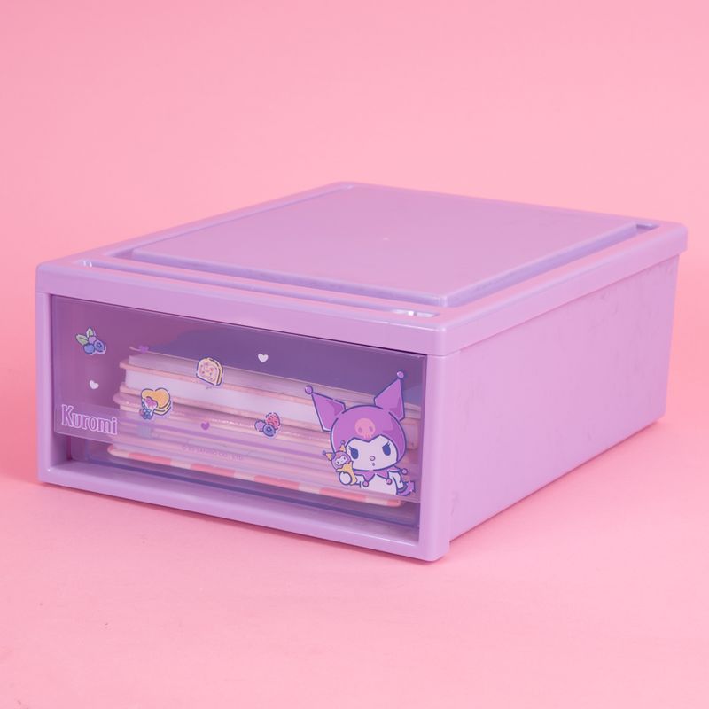 Organizador-De-Escritorio-Con-Caj-n-Sanrio-Kuromi-Pl-stico-Rosa-3-25767