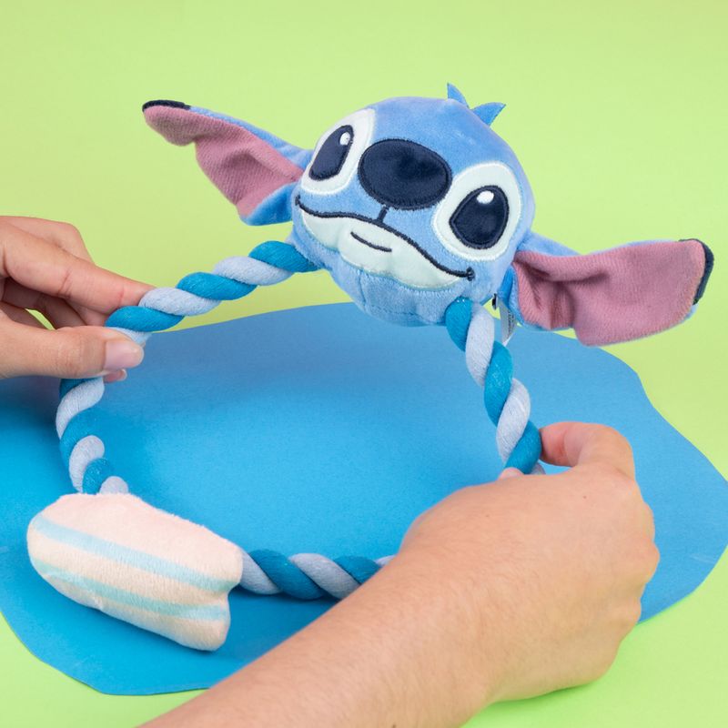 Juguete-De-Cuerda-Para-Mascotas-Disney-Stitch-Textil-Azul-2-25325