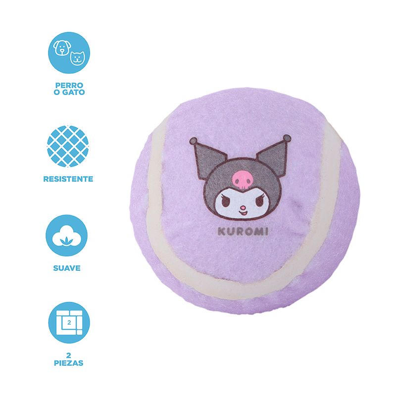 Set-Pelotas-Para-Perro-Sanrio-Kuromi-Pelotas-Poli-ster-Moradas-Chicas-2-Piezas-4-25337
