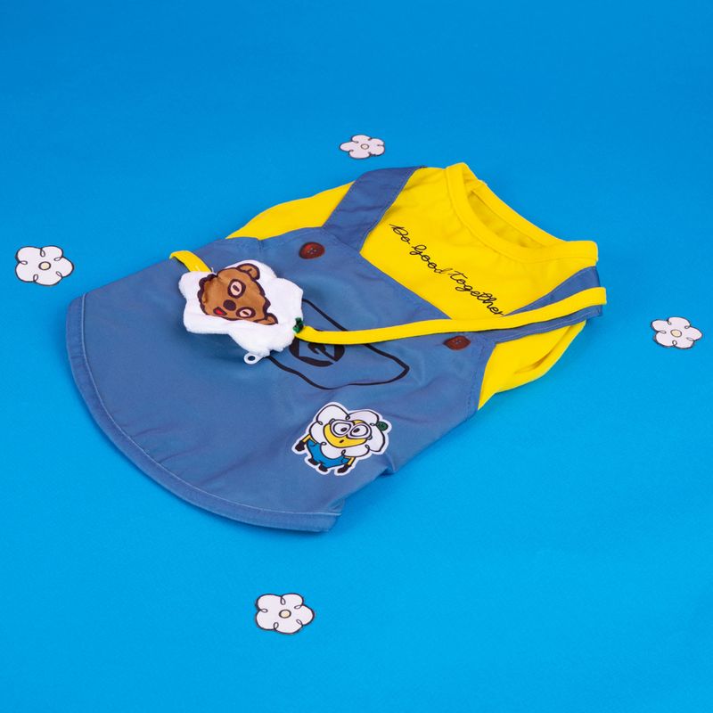 Ropa-Para-Mascotas-Minions-Bob-Colecci-n-Daisy-100-Poli-ster-Camisa-Dise-o-Overol-2-25339